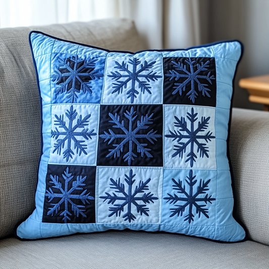 Blue Frost Quilted Pillow Case NCU0NNT078