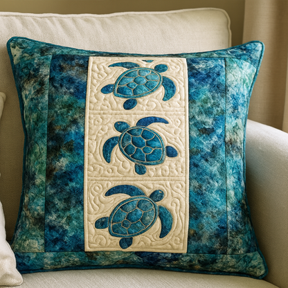 Blue Reef Quilted Pillow Case NCU0NNT1739