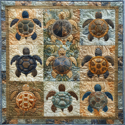 Sea Turtle Quilted Blanket NCU0VT04