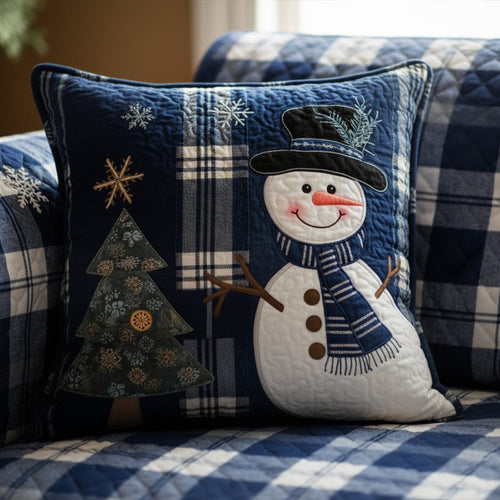 Blue Festive Nights Quilted Pillow Case NCU0PTT3466