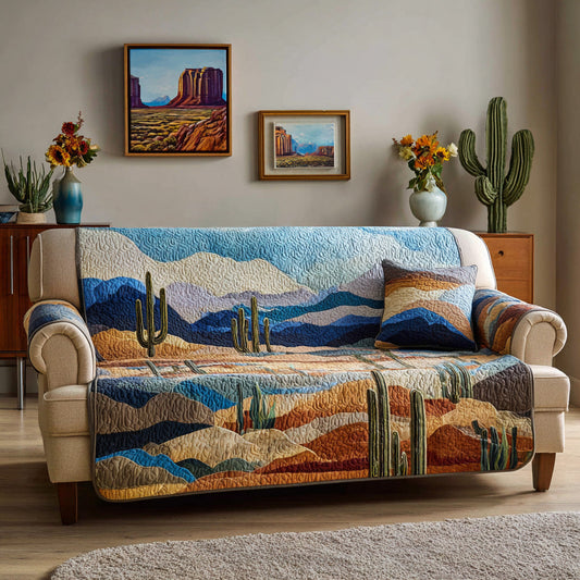 Blue Mountain Horizon Quilted Sofa Cover NCU0LDH651