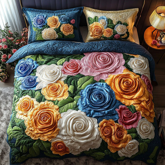 Blue Petals Duvet Cover Set NCU0NNT358