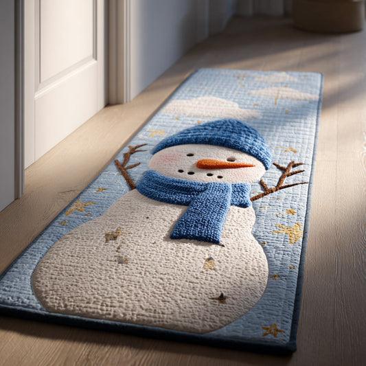 Blue Snowman Runner Carpet NCU0HH1072