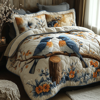 Bluebird Bloom Duvet Cover Set NCU0DDK300