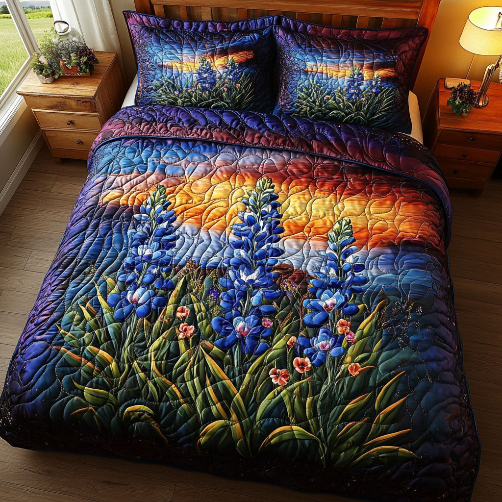 Bluebonnet Beauty Duvet Cover Set NCU0NNT504