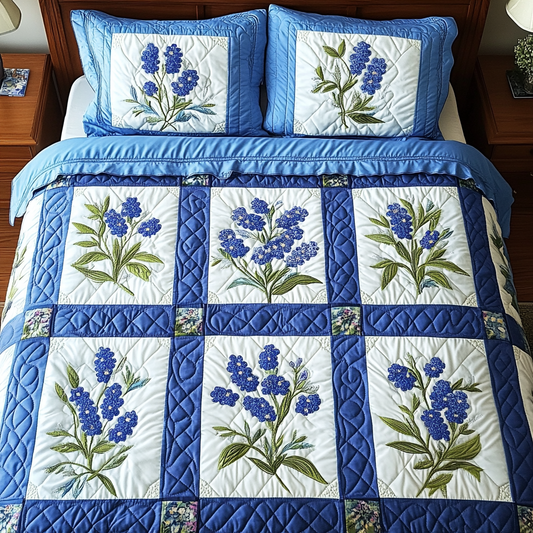 Bluebonnet Bliss Duvet Cover Set NCU0NVH625