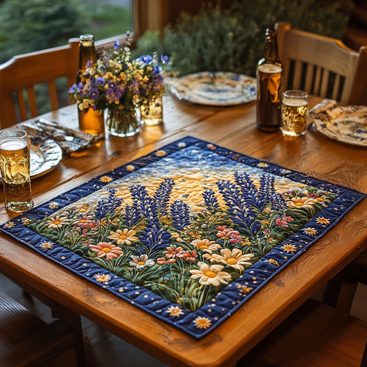 Bluebonnet Bliss Quilted Table Topper NCU0DV690