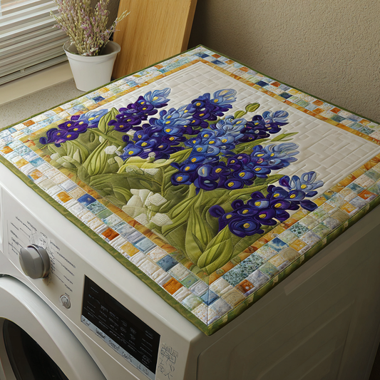 Bluebonnet Dream Path Quilted Washer and Dryer Cover NCU0NNT1355