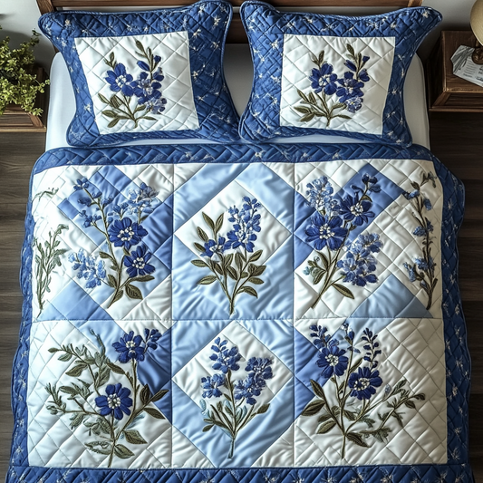 Bluebonnet Dreams Duvet Cover Set NCU0NVH628