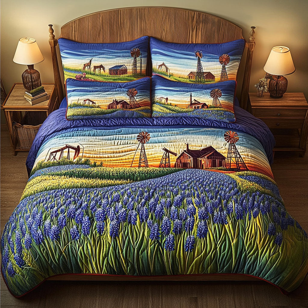 Bluebonnet Farm Duvet Cover Set NCU0NNT399