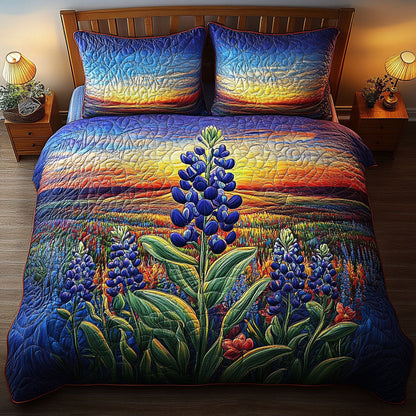 Bluebonnet Haven Duvet Cover Set NCU0NNT508