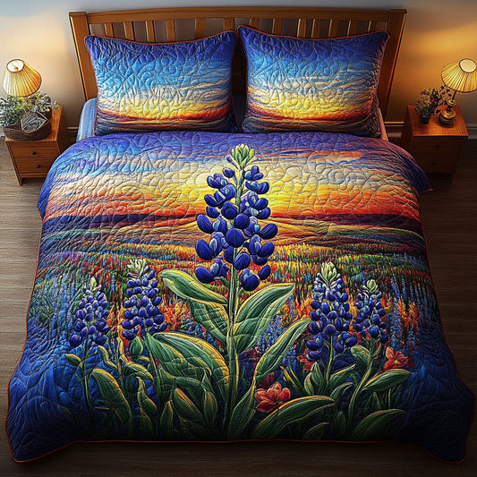 Bluebonnet Haven Duvet Cover Set NCU0NNT508