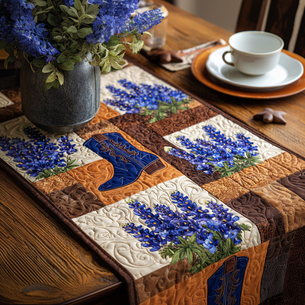 Bluebonnet Home Quilted Table Runner NCU0LDH552