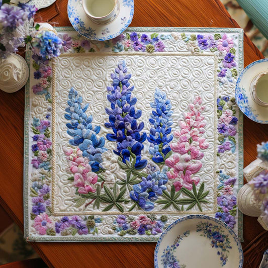 Bluebonnet Season Joy Quilted Table Topper NCU0NNT1293