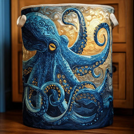 Bluewave Octopus Quilted Laundry Basket NCU0DDK1564