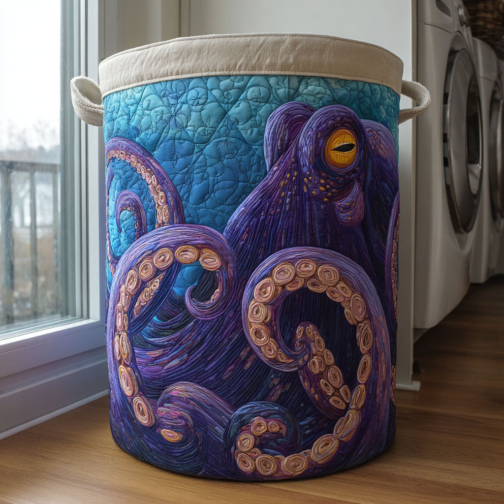 Bluewave Octopus Quilted Laundry Basket NCU0DDK2203