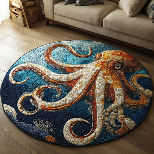 Bluewave Octopus Round Carpet NCU0DK10858