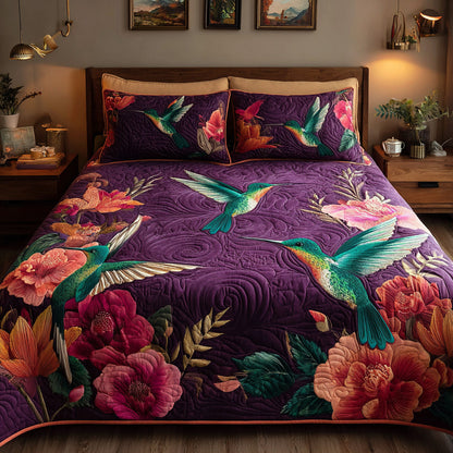 Blush Garden Song Quilted Blanket NCU0LDH784