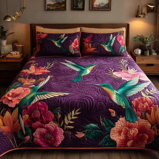 Blush Garden Song Quilted Blanket NCU0LDH784