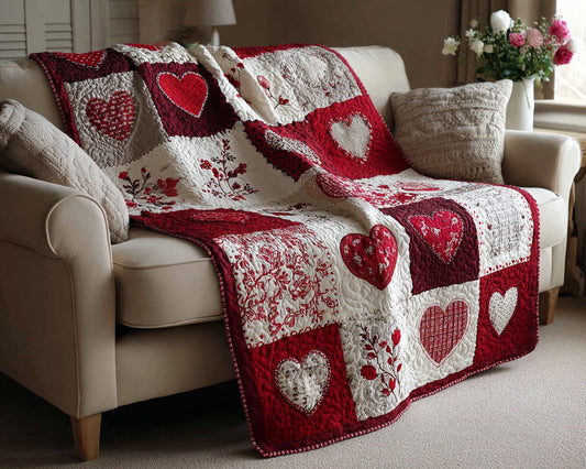 Blush and Bloom Quilted Blanket NCU0LDH255