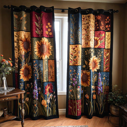 Blushing Dawn Quilted Curtains NCU0NNT2438