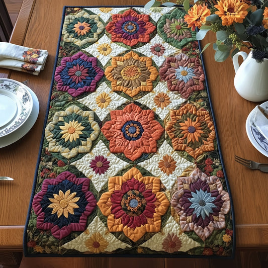 Bohemian Paradise Quilted Table Runner NCU0PTT626
