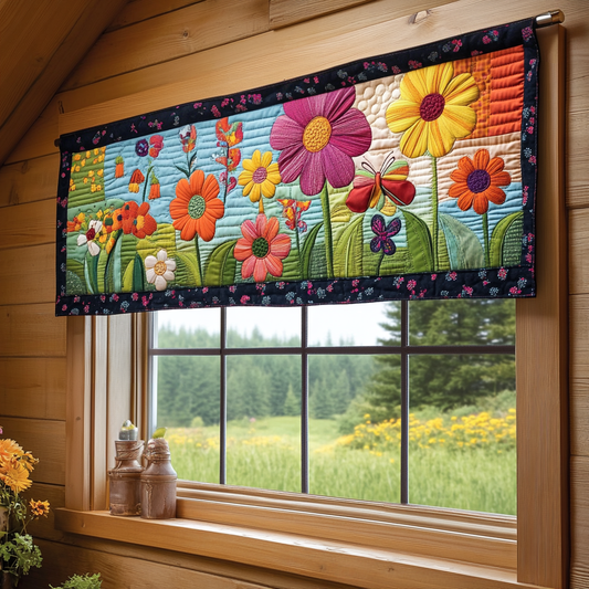 Boho Path Quilted Valance NCU0DV768