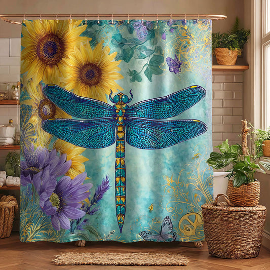 Boho Dragonfly Shower Curtain NCU0DDK2565