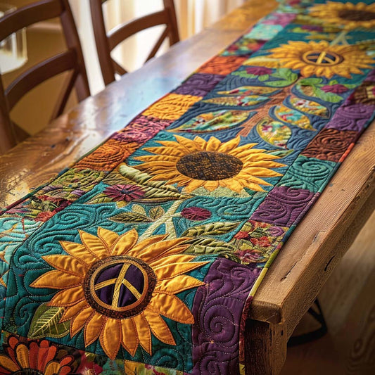 Boho Harmony Quilted Table Runner NCU0DQQ0173