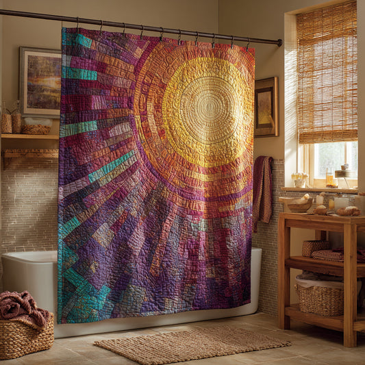 Boho Sun Mosaic Shower Curtain NCU0LDH855