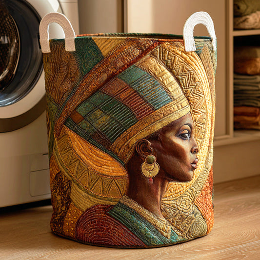 Bold Harmony Quilted Laundry Basket NCU0NTD711