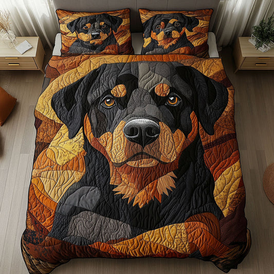 Bold Protector 3-Piece Quilted Bedding Set NCU0NNT651
