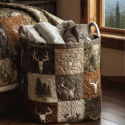 Bone Trail Quilted Laundry Basket NCU0PTT1878