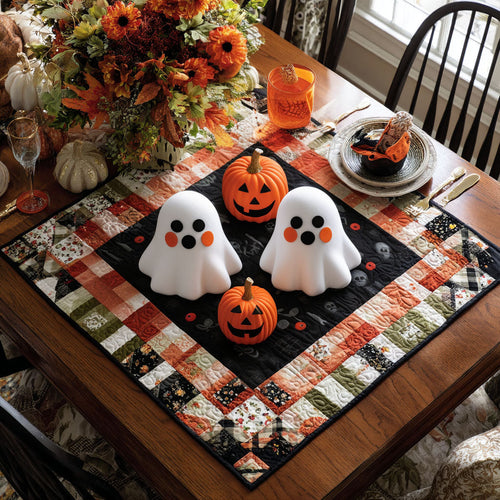 Boo-tiful Harvest Quilted Table Topper NCU0PTT915