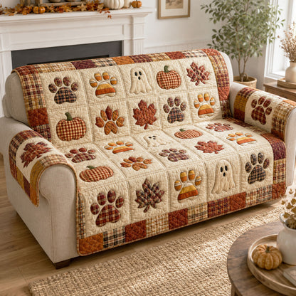 Boo Paws Quilted Sofa Cover NCU0NTD2032