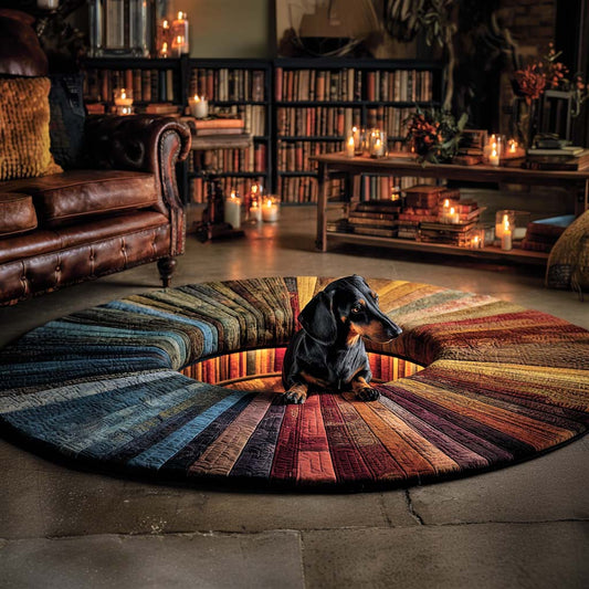 Book Bloom Quilted Round Mat NCU0NNL144