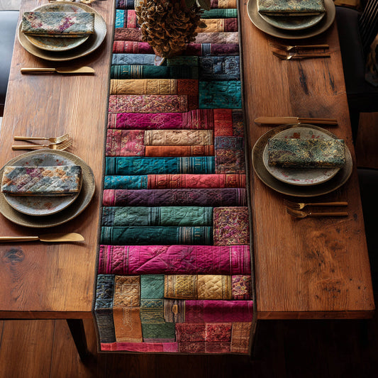 Book Hearth Quilted Table Runner NCU0HNH350