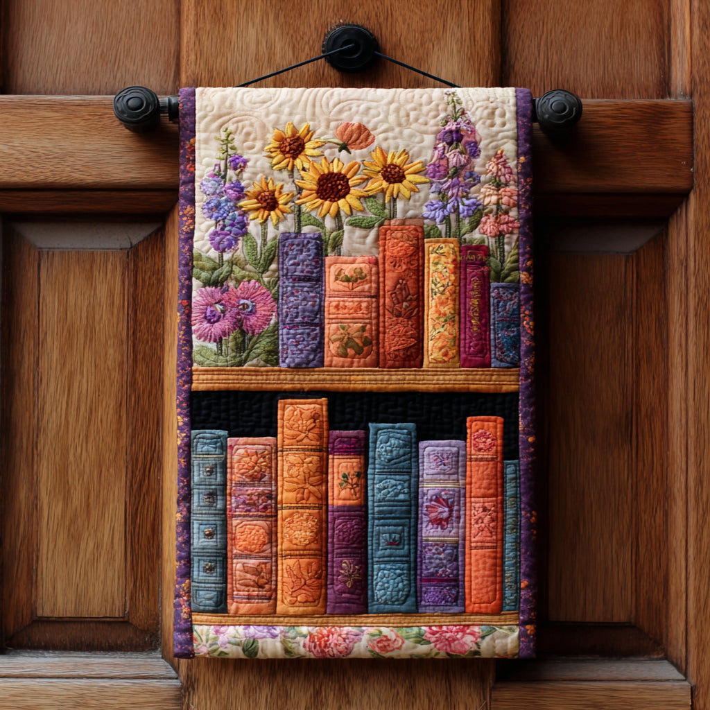 Book Nook Quilted Door Banner NCU0DV1484