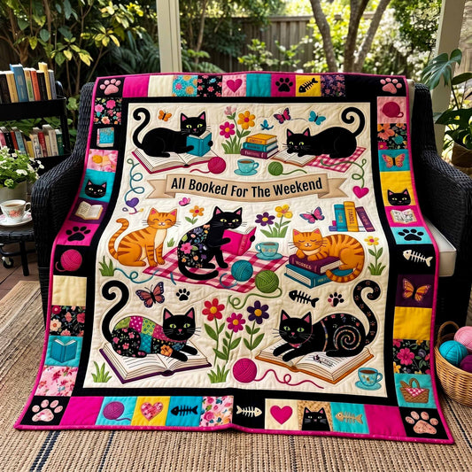 Booked Weekend Quilted Blanket NCU0NXD1867