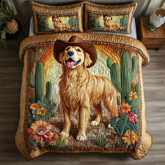 Boots and Bark 3-Piece Quilted Bedding Set NCU0NNT730