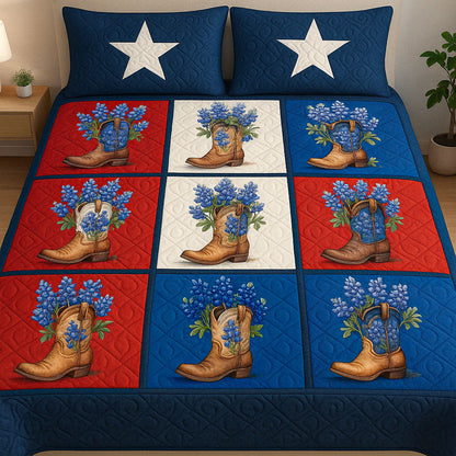 Boots and Bluebonnets Duvet Cover Set NCU0NNT482