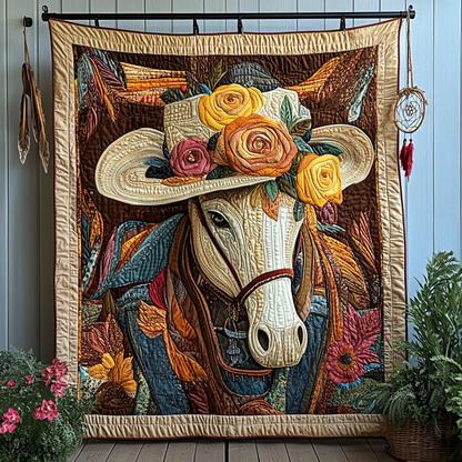 Boots and Spurs Quilted Blanket NCU0DK975