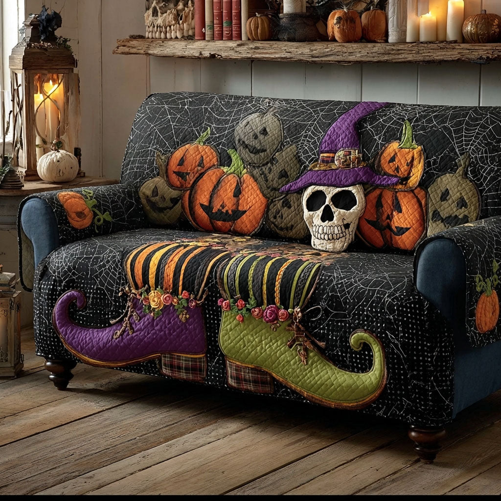 Boots of Bewitching Quilted Sofa Cover NCU0PTT3237
