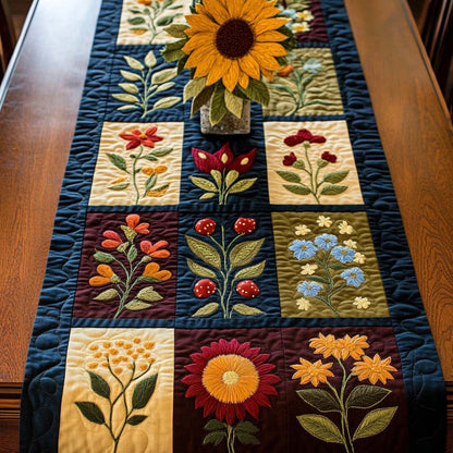Botanic Charm Quilted Table Runner NCU0NNT1852