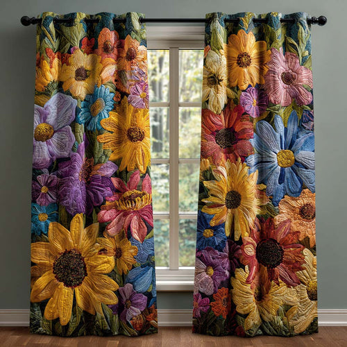 Botanical Kiss Quilted Curtains NCU0NNT2439