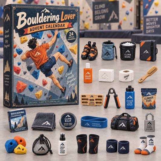 CHRISTMAS KICKOFF 40% OFF - Bouldering Lover Advent Calendar 2026 - 24-Day Festive Countdown, Acrylic Charms Blind Box - Gift For Climbing Lovers AC0NT256