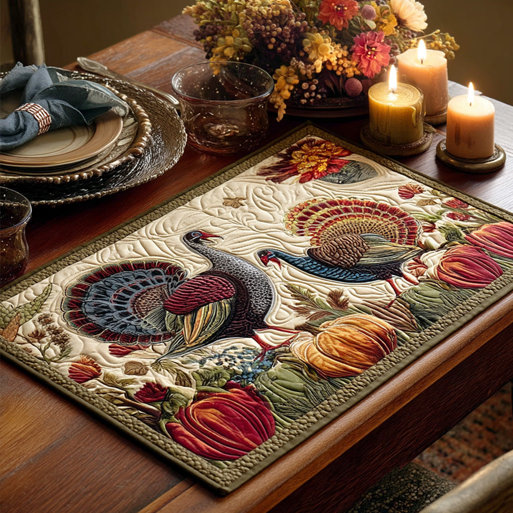 Bountiful Blessings Quilted Place Mat NCU0PTT1487