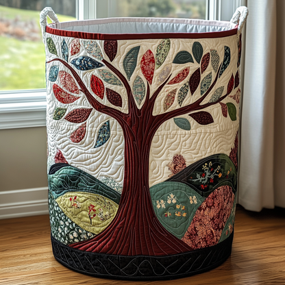 Branch Harmony Quilted Laundry Basket NCU0DDK1004