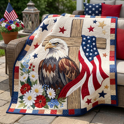 Brave Faith Quilted Blanket NCU0NNT3181