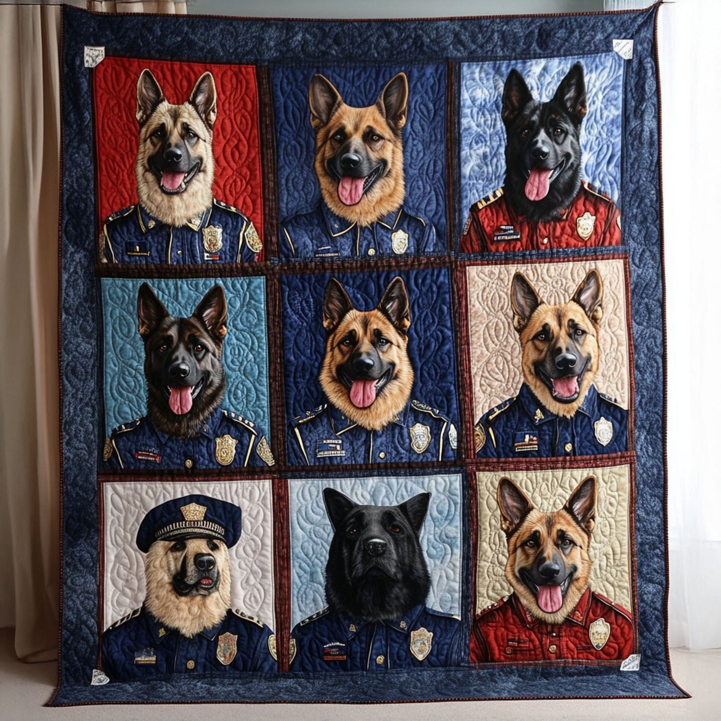 Braveheart Shepherd Quilted Blanket NCU0PTT484